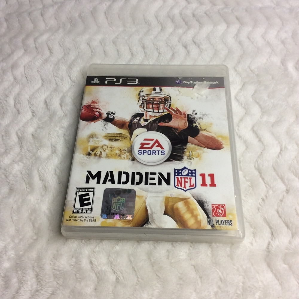 Madden NFL 11 EA Sports Sony Playstation 3 Clean Disc Tested with Manual